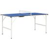 Mesa De Ping Pong Con Red Azul 152x76x66 Cm Vidaxl