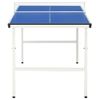 Mesa De Ping Pong Con Red Azul 152x76x66 Cm Vidaxl