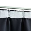 Cortinas Opacas Con Ganchos 2 Piezas Gris 140x225 Cm Vidaxl con Ofertas en  Carrefour