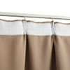 Cortinas Opacas Con Ganchos 2 Piezas Gris Topo 140x245 Cm Vidaxl