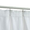 Cortinas Opacas Con Ganchos 2 Piezas Blanco Crudo 140x175 Cm Vidaxl