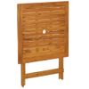 Mesa Plegable De Jardín De Madera Maciza De Acacia 70x70x75 Cm Vidaxl