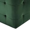 Puf 2 Unidades Terciopelo Verde 30x30x30 Cm Vidaxl