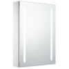 Mueble De Baño Con Espejo Led 50x13x70 Cm Vidaxl