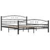 Estructura De Cama De Acero Negro 160x200 Cm Vidaxl