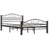 Estructura De Cama De Metal Negro 120x200 Cm Vidaxl