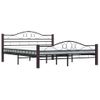 Estructura De Cama De Metal Negra 160x200 Cm Vidaxl