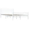 Estructura De Cama De Metal Blanco 120x200 Cm Vidaxl