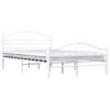 Estructura De Cama Metal Blanco 120x200 Cm Vidaxl