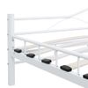 Estructura De Cama Metal Blanco 120x200 Cm Vidaxl