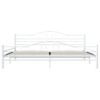 Estructura De Cama De Metal Blanca 180x200 Cm Vidaxl