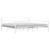 Estructura De Cama De Metal Blanco 200x200 Cm Vidaxl