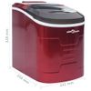 Máquina Para Hacer Cubitos De Hielo Rojo 2,4 L 15 Kg / 24 H Vidaxl