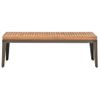 Mesa De Centro De Jardín Madera Maciza De Acacia 110x55x36 Cm Vidaxl