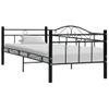 Estructura De Cama De Metal Negro 90x200 Cm Vidaxl