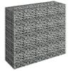 Arriate De Gaviones De Acero Galvanizado 90x30x90 Cm Vidaxl