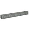 Arriate De Gaviones De Acero Galvanizado 270x30x30 Cm Vidaxl