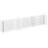 Arriate De Gaviones De Acero Galvanizado 270x30x60 Cm Vidaxl