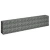 Arriate De Gaviones De Acero Galvanizado 270x30x60 Cm Vidaxl