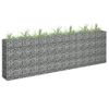 Arriate De Gaviones De Acero Galvanizado 270x30x90 Cm Vidaxl