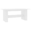 Mesa De Comedor De Aglomerado Blanco 180x90x76 Cm Vidaxl