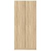 Armario De Madera Contrachapada Roble Sonoma 80x52x180 Cm Vidaxl