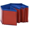 Piscina Para Perros Plegable Pvc Rojo 80x20 Cm Vidaxl