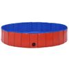 Piscina Para Perros Plegable Pvc Rojo 160x30 Cm Vidaxl