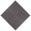 Baldosas De Terraza 10 Uds Madera Acacia Gris Lavado 30x30 Cm Vidaxl