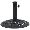 Base De Sombrilla De Hierro Fundido Negro Y Bronce 9 Kg 40 Cm Vidaxl