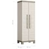 Armario Almacenaje Multiusos Excellence Beige Y Taupe 182 Cm Keter