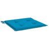 Cojines De Silla De Jardín 2 Uds Tela Oxford Azul 50x50x3 Cm Vidaxl