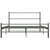 Estructura De Cama De Metal Gris 120x200 Cm Vidaxl