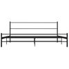 Estructura De Cama De Metal Negro 200x200 Cm Vidaxl