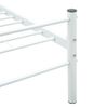 Estructura De Cama De Metal Blanco 120x200 Cm Vidaxl