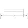 Estructura De Cama De Metal Blanca 160x200 Cm Vidaxl