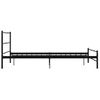 Estructura De Cama De Metal Negro 160x200 Cm Vidaxl