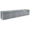 Arriate De Acero Galvanizado Gris 400x80x45 Cm Vidaxl