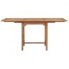 Mesa De Jardín Extensible Madera Maciza Teca (110-160)x80x75cm Vidaxl