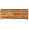 Arriate Elevado Madera De Teca Reciclada Y Acero 150x40x55 Cm Vidaxl