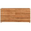 Arriate Elevado Madera De Teca Reciclada Y Acero 150x40x72 Cm Vidaxl