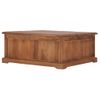 Mesa De Centro De Madera De Teca Maciza 68x68x30 Cm Vidaxl