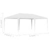 Carpa Para Celebraciones Blanco 4x6 M Vidaxl