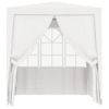 Carpa Profesional Fiestas Con Paredes Blanco 90 G/m² 2,5x2,5 M Vidaxl