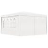 Carpa Profesional Para Fiestas Con Paredes Blanco 90 G/m² 4x4 M Vidaxl