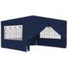 Carpa Profesional Para Fiestas Con Paredes Azul 90 G/m² 4x4 M Vidaxl