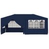 Carpa Profesional Para Fiestas Con Paredes Azul 90 G/m² 4x6 M Vidaxl