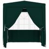 Carpa Profesional Para Fiestas Con Paredes Verde 90 G/m² 2x2 M Vidaxl