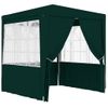 Carpa Profesional Para Fiestas Con Paredes Verde 90 G/m² 2,5x2,5 M Vidaxl