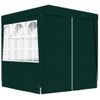 Carpa Profesional Para Fiestas Con Paredes Verde 90 G/m² 2,5x2,5 M Vidaxl